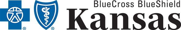 Logo Recognizing Central Kansas Podiatry Associates's affiliation with BlueCross BlueShield Kansas